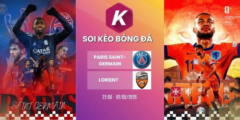 Kèo nhà cái Paris Saint-Germain vs Lorient - Ligue 1, 02/05/2026