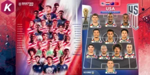đội tuyển Mỹ công bố đội hình ra sân tại World Cup 2026