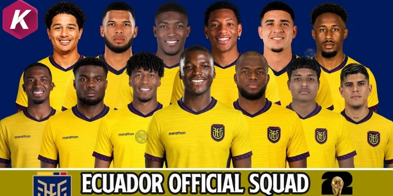 Danh sách đội hình Ecuador tham dự World Cup 2026