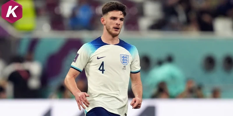 Declan Rice được chỉ định làm đội phó tuyển Anh dự World Cup 2026