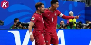 Ronaldo giúp Bồ Đào Nha ghi bàn vào lưới Uzbekistan
